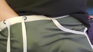 Tiny Shorts Big Cock