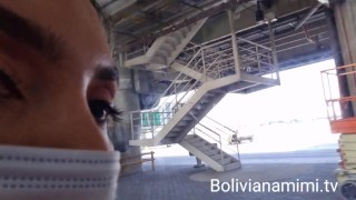 Sin calzon y muy mojadita en el aeropuerto 😜😜😜 Video completo en bolivianamimi.tv 