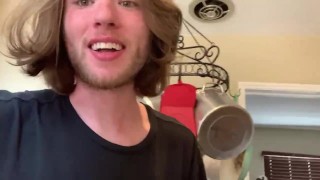 Naughty Straight Guy In The Kitchen Shows You His Hot Body While His Room Mates Aren’t Home