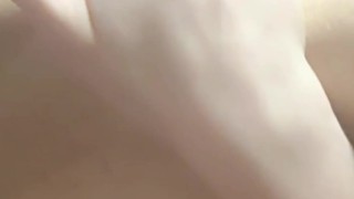 Horny milf smokes weed and rubs and fingers pussy till orgasm
