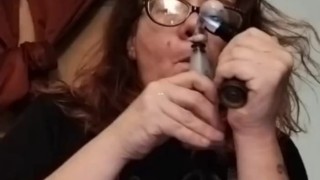  slut up to no good again.