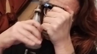  slut up to no good again.