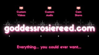 Goddess Rosie Reed Ass Worship Femdom POV JOI Nut For Tight Shorts