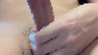 【女性向け】日本人細身男子がローションでジュポジュポ発射寸止めオナニー！Japanese hentai boy huge cock