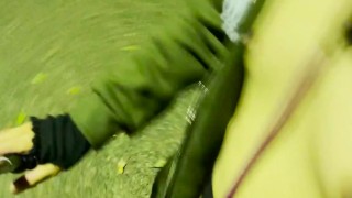 [SISSY] Risky public walking in the midnight park 2