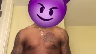 PLAYING WITH MY BIG DICK WISHING I HAS SOMEONE TO FUCK