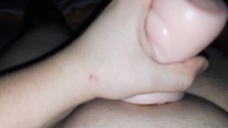 Masturbating with pocket pussy 