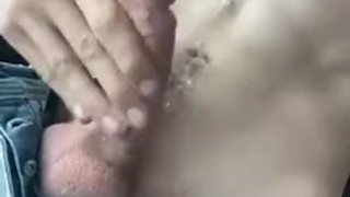 Teen jerks BWC in public (massive cumshot)