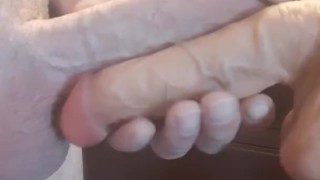2 dicks rubbing together with precum