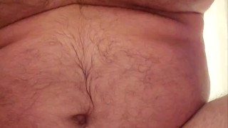 Peeing on the bathroom floor and cumming 