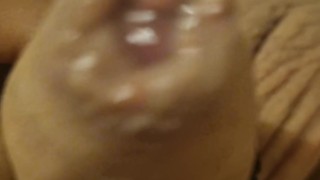 Tiny wet uncut dick