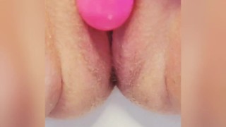 Watch how my toy made my pussy squirt
