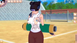 【エロゲーコイカツ！】Naruto(ナルト疾風伝) テンテン3DCG巨乳アニメ動画[Hentai Game Koikatsu! Tenten (Anime 3DCG Video)]