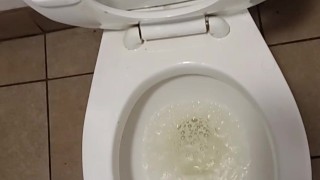 Peeing at the bar