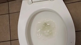 Peeing at the bar