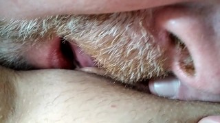 Working with the clitoris of my slut: licking, nibbling, rubbing... Come on cum, lustful bitch!