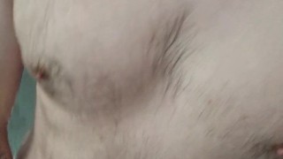 Cheeky shower cock tease.