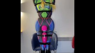 Nano suit D.Va bondage vibrator orgasms