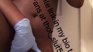 Drinking my piss while I’m rubbing my wet pussy