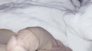 Teasing My Cock With Toys Then Cumming In My Hands. (Full Video) Teasing, Edging, ASMR, Moaning.