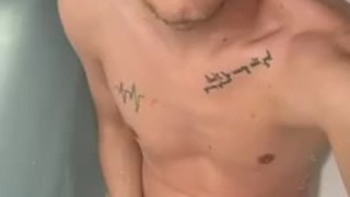 Little golden shower before my shower