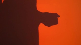 Big black dick shadow masturbation