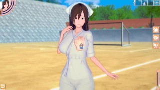 【エロゲーコイカツ！】Naruto(ナルト疾風伝) 一楽アヤメ3DCG巨乳アニメ動画[Hentai Game Koikatsu! Ayame (Anime 3DCG Video)]