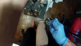 SUBMISSIVE HUSBAND-Cuckold gets Pegged