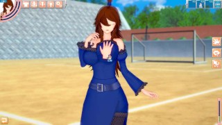 【エロゲーコイカツ！】Naruto(ナルト疾風伝) 照美メイ(水影)3DCG巨乳アニメ動画[Hentai Game Koikatsu! Mei Terumi(Anime 3DCG Video)]