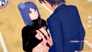 【エロゲーコイカツ！】Naruto(ナルト疾風伝) 小南3DCG巨乳アニメ動画[Hentai Game Koikatsu! Konan(Anime 3DCG Video)]