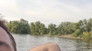 On weekends, on the water