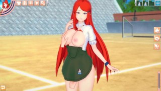 【エロゲーコイカツ！】Naruto(ナルト疾風伝) うずまきクシナ3DCG巨乳アニメ動画[Hentai Game Koikatsu! Kushina Uzumaki (Anime 3DCG Video