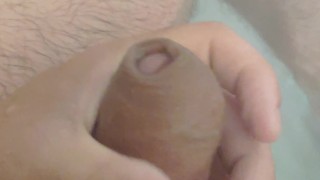 Masturbating in the bathtub