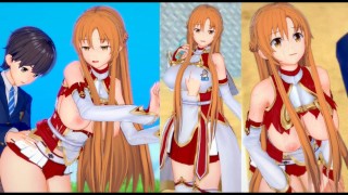 [Hentai Game Koikatsu! ]Have sex with Big tits SAO Yuuki Asuna.3DCG Erotic Anime Video.
