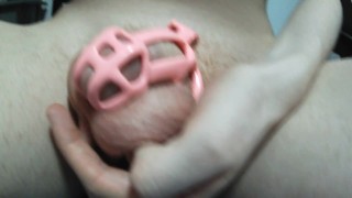 Showing off my chastity cages #6