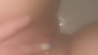 Playing with my Pussy in the shower 