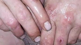 Pissing myself clean