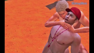ENJOY OUTDOOR SWIMMING POOL (HOT, SEXY MEN ARE INCLUDED) - SIMS 4