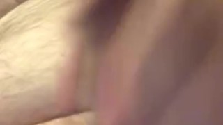POV: extreme close up of me stroking my hard cock until I cum