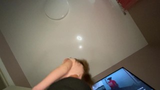 The giantess lost her teeny man. Buttcrush