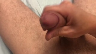 Horny Fit Straight Guy Loves Being Watched While Jerking Off A Huge Cumshot. POV 