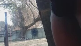 African Cock Public Jerk