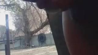 African Cock Public Jerk