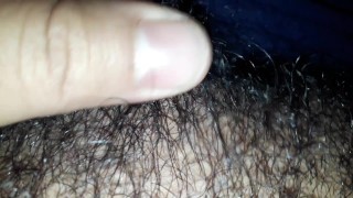 ASMR Scratching hairy pubes (headphones on) 2