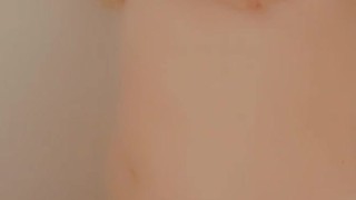 Teasing My Chest in The Shower