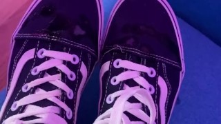 Cum on sneakers