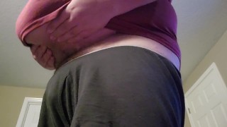 Jerking My Wrinkly Little Chub Cock