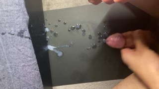1日オナ禁してオナホで大量射精