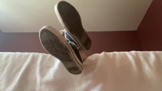 Watching step sis while you hide under the bed 2- phone sex and dirty converse