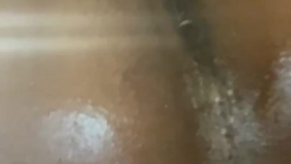 Playing with my dildo 